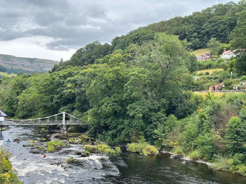 White water rafting Llangollen